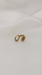 Anello regolabile con doppio ovale