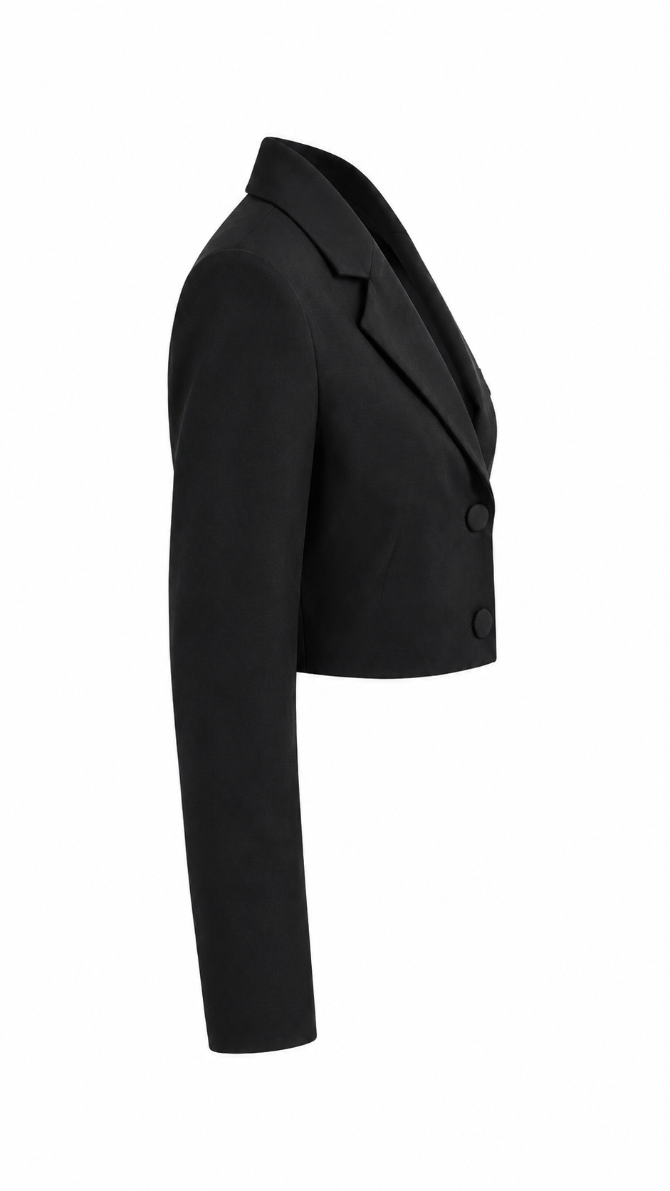 Gilet corto con bottoni