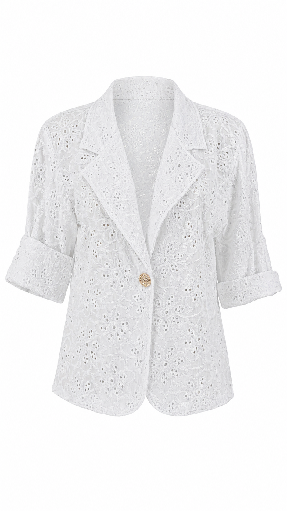 Chaqueta de encaje de guipur