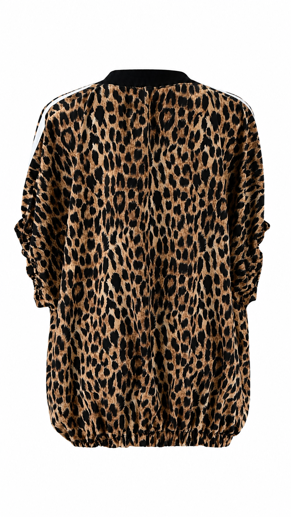 Giacca bomber leopardato