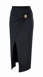 Strapless short dress with tiered skirt