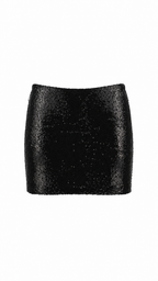 Minigonna con paillettes