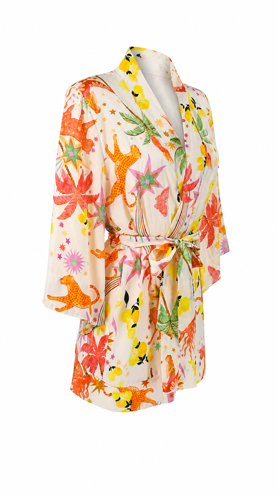 Kimono a fantasia tropicale