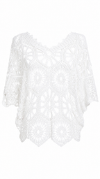 Maglia effetto crochet