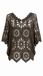 Maglia effetto crochet