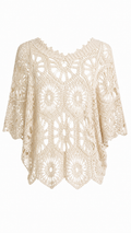 Maglia effetto crochet