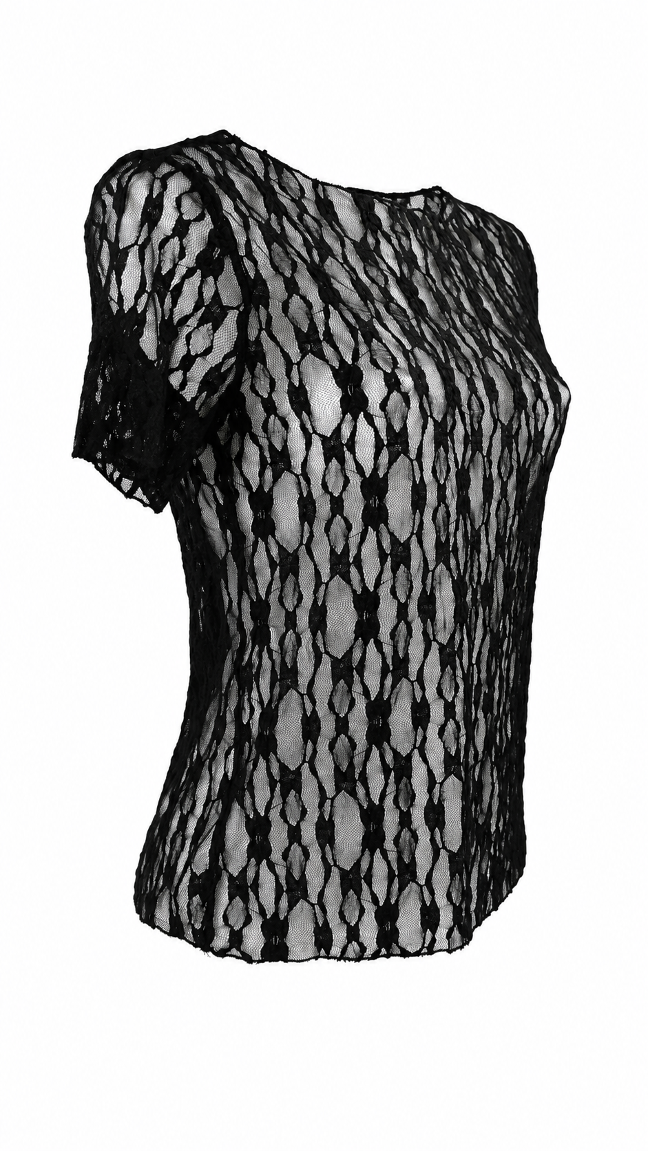 T-shirt in pizzo