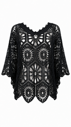 Maglia effetto crochet