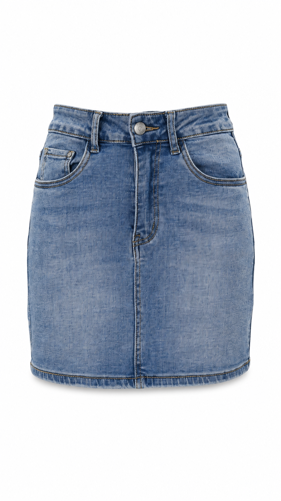 Mini gonna in denim