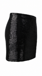 Minigonna con paillettes