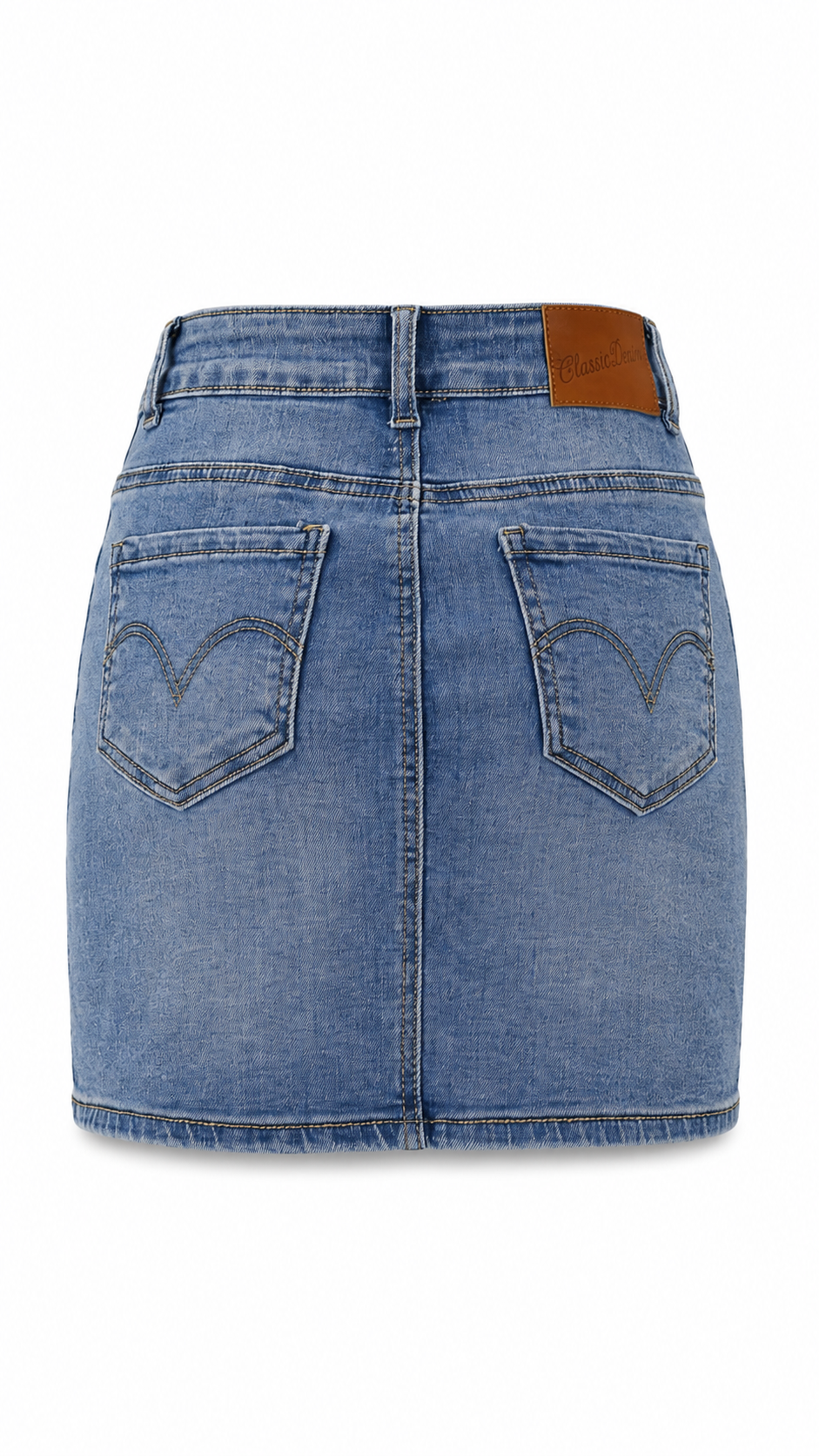 Mini gonna in denim