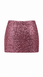 Minigonna con paillettes