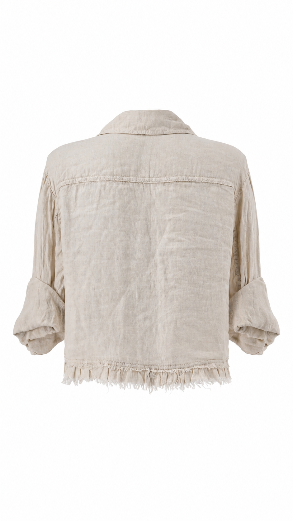 Giacca corta in lino