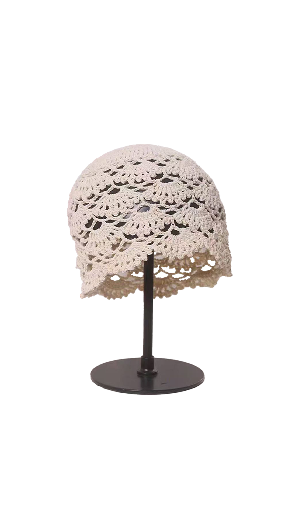 Mesh hat crochet