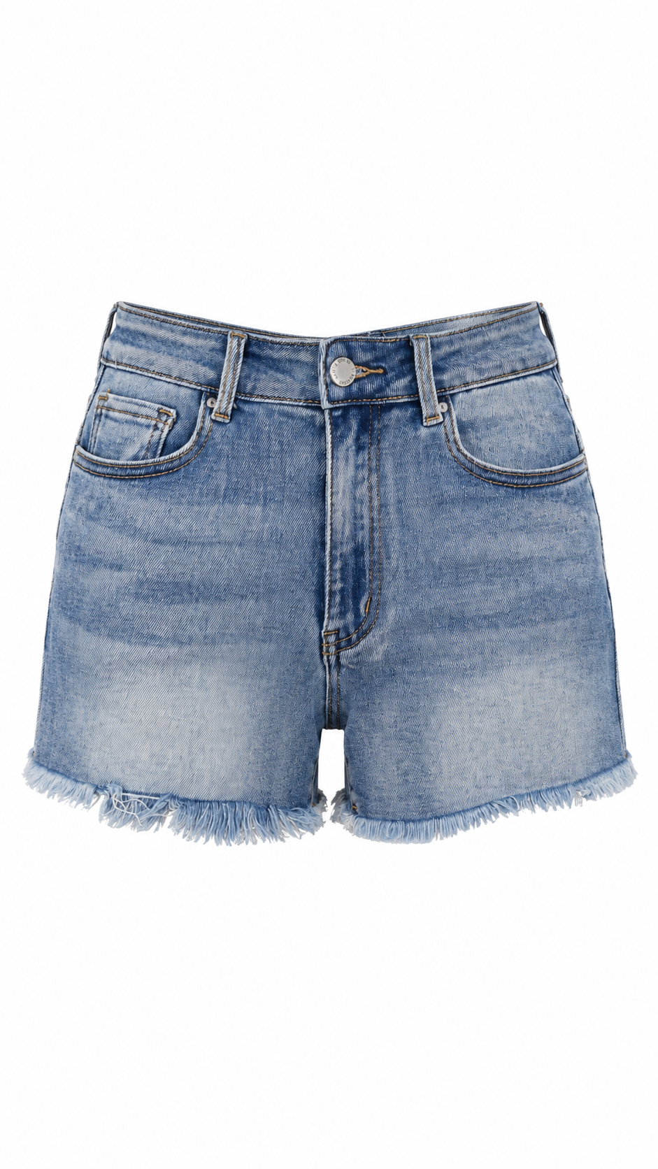 Pantaloncini in denim con sfondi sfragiati