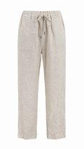 Pantalone a sigaretta in lino