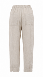 Pantalone a sigaretta in lino