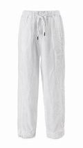 Pantalone a sigaretta in lino
