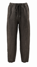 Pantalone a sigaretta in lino