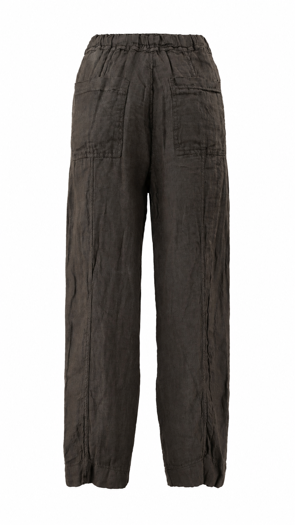 Pantalone a sigaretta in lino