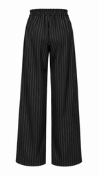 Pantalone ampio a righe verticali