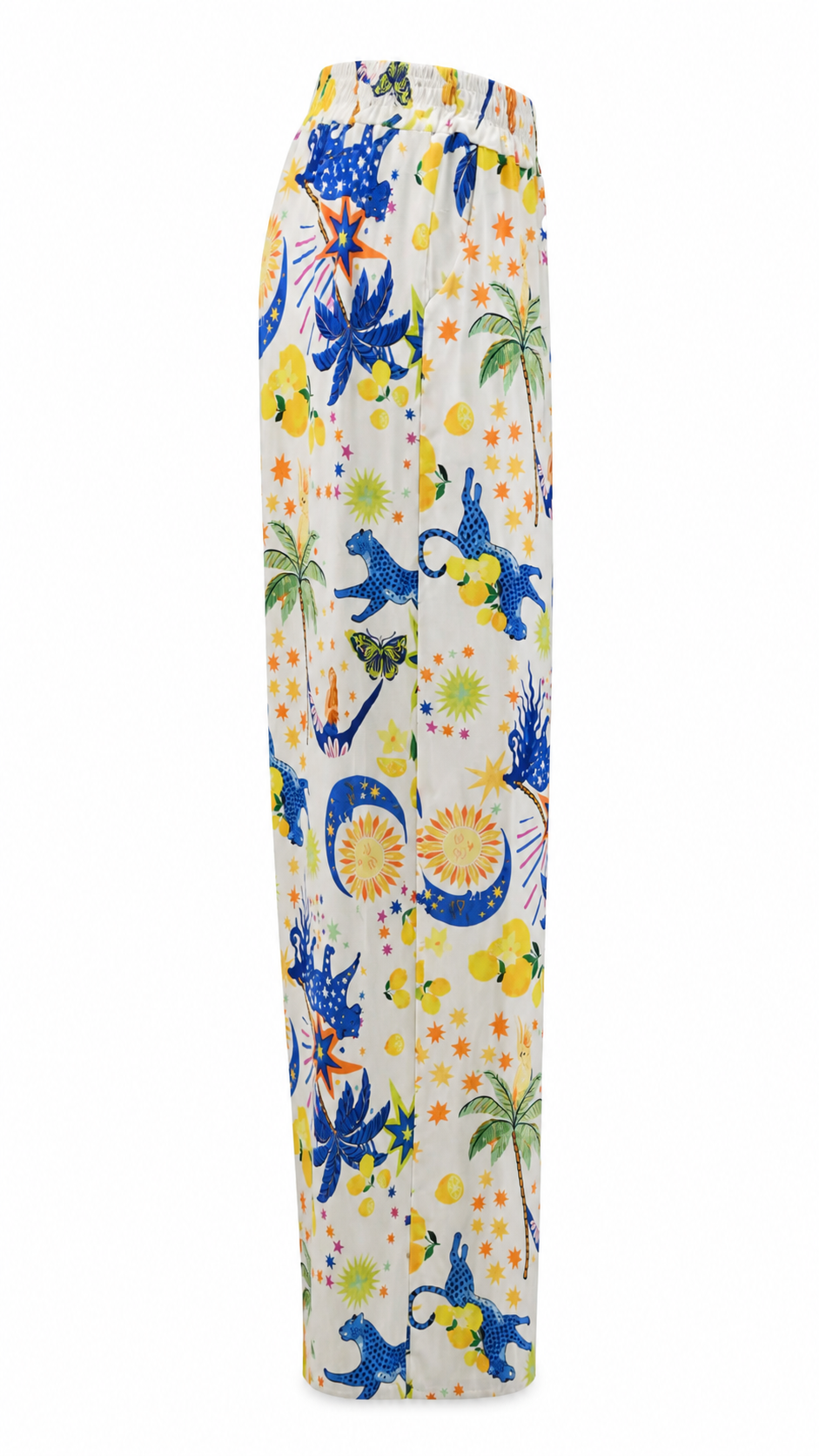 Pantaloni a fantasia tropicale
