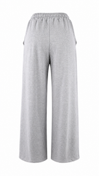Pantaloni in cotone wide leg
