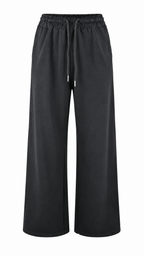Pantaloni in cotone wide leg