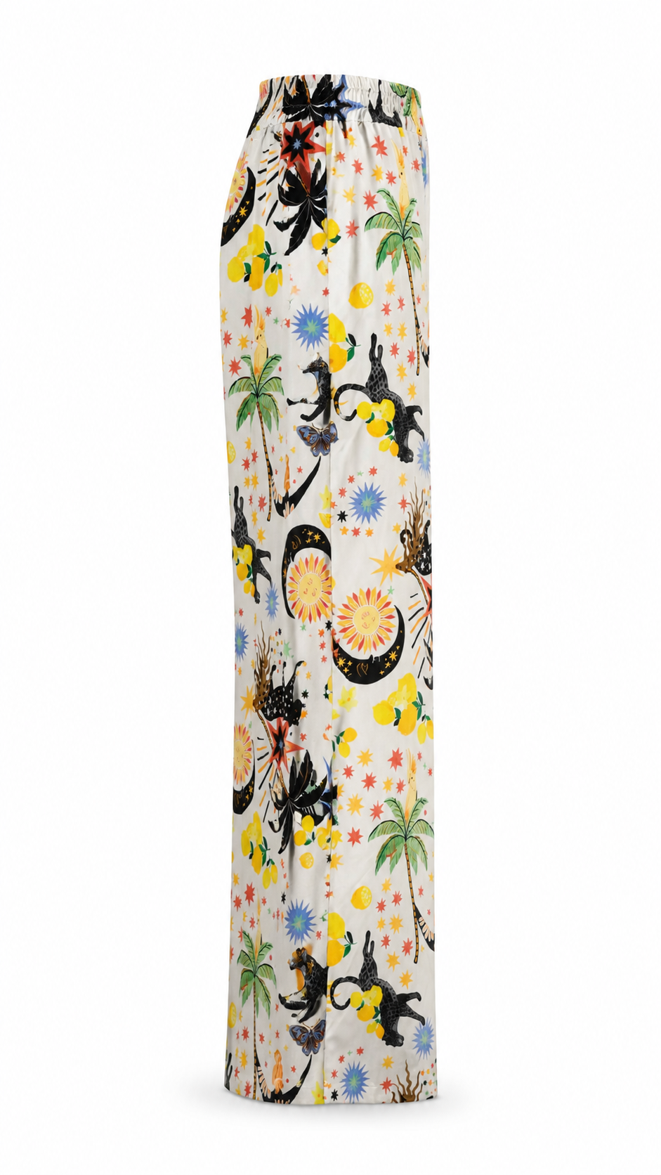 Pantaloni a fantasia tropicale