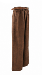 Pantaloni a palazzo con texture fiammata