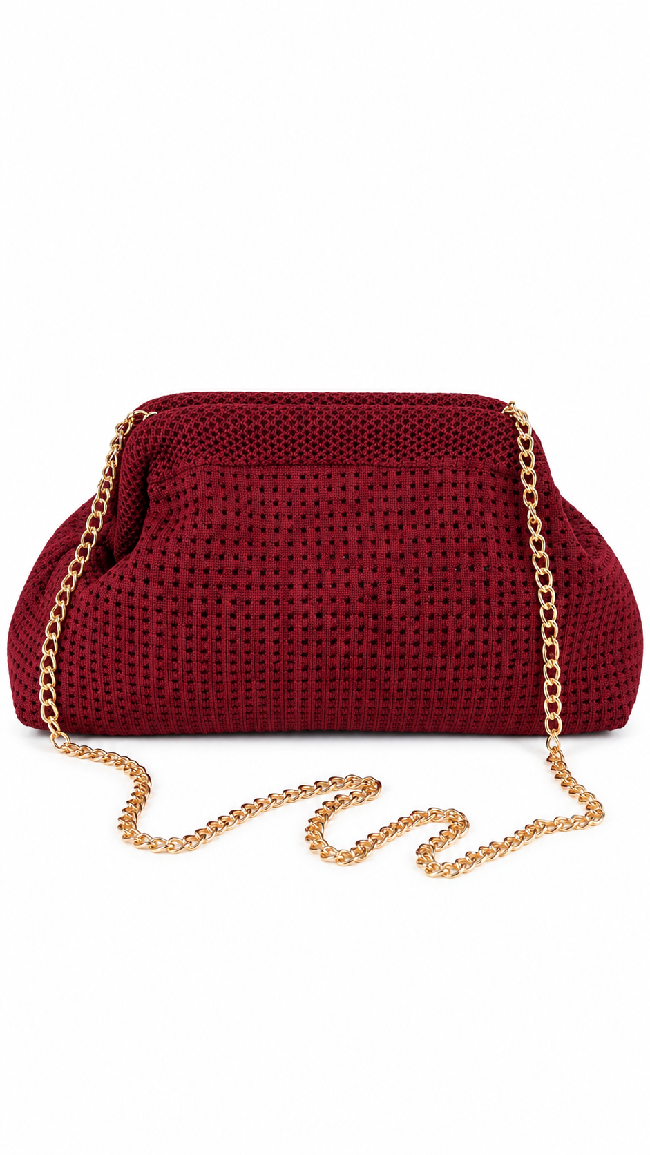 Bolso de mano a rayas