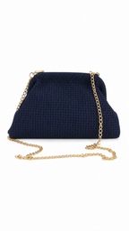 Bolso de mano a rayas