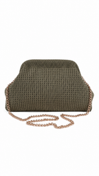 Bolso de mano a rayas
