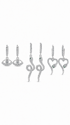 Set orecchini huggie mistico