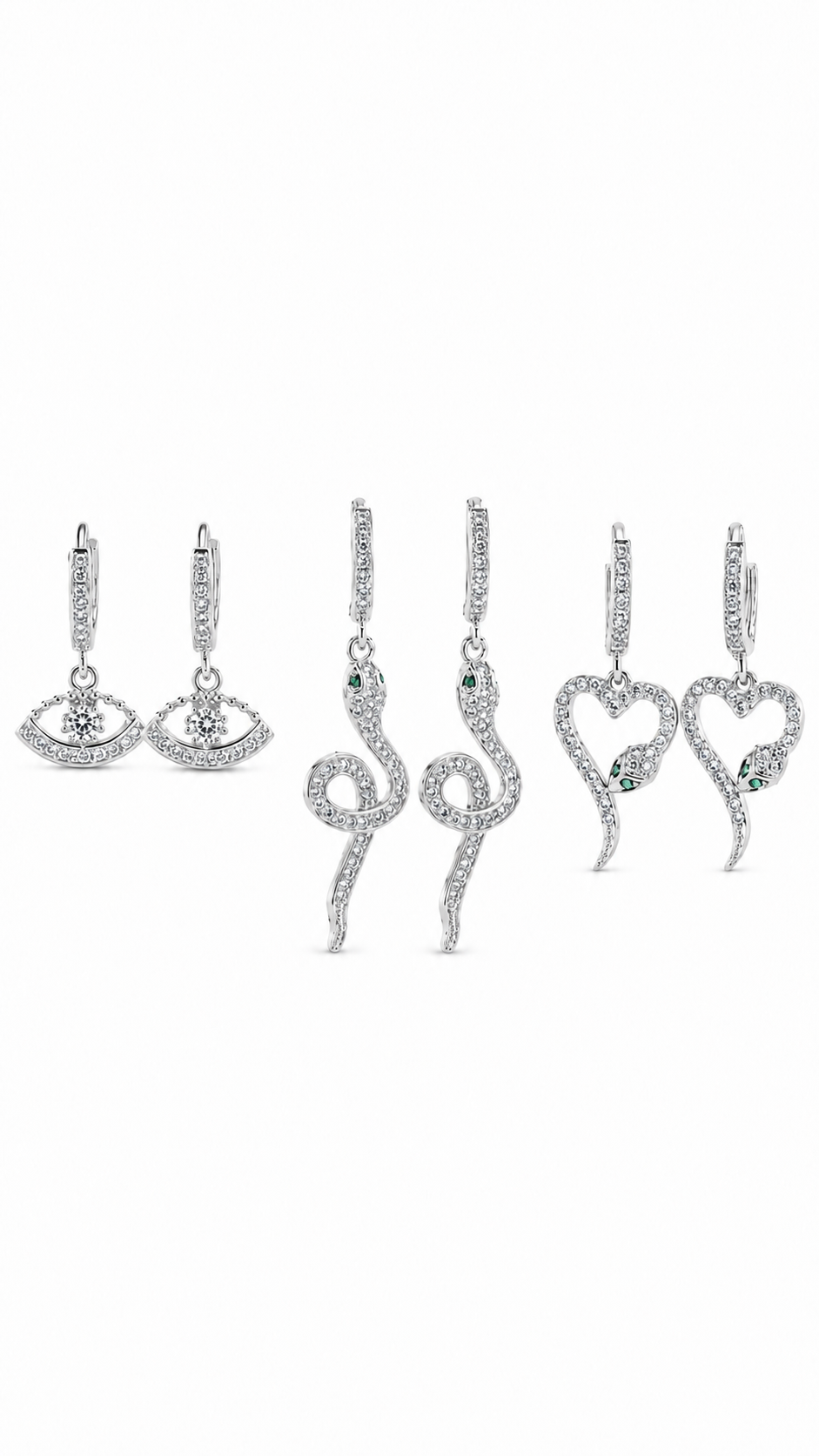 Set orecchini huggie mistico