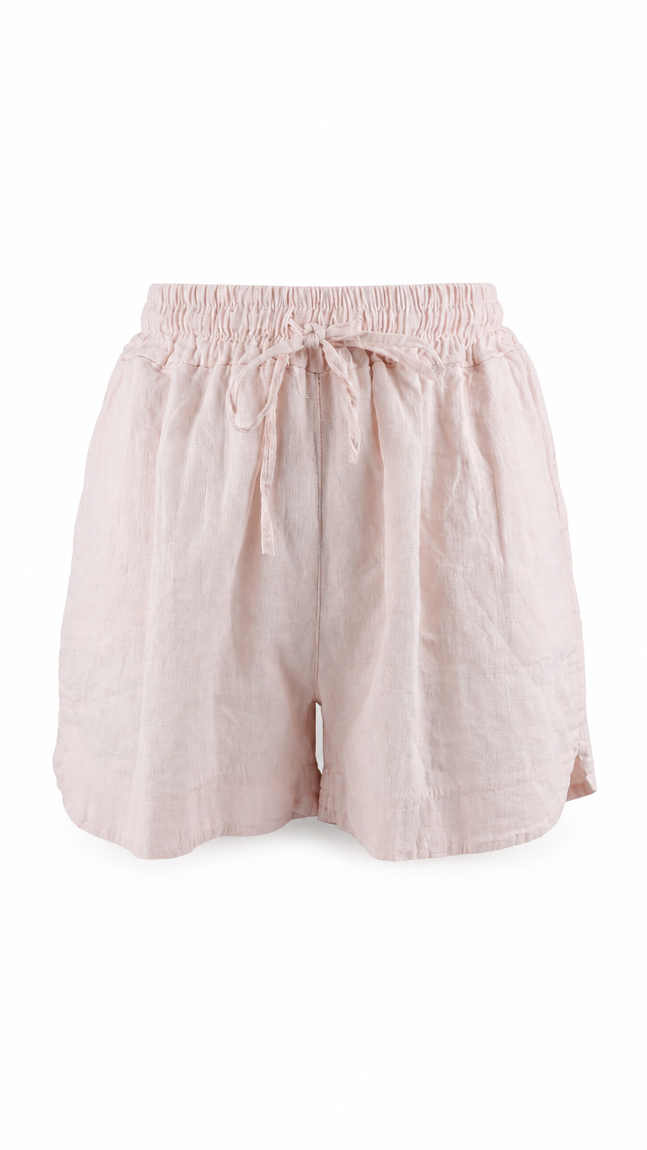 Pantaloncini in lino e cotone