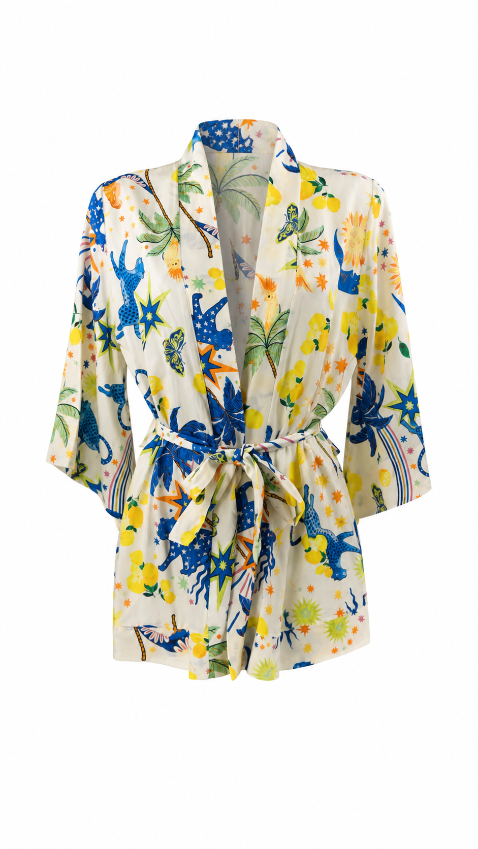 Kimono a fantasia tropicale