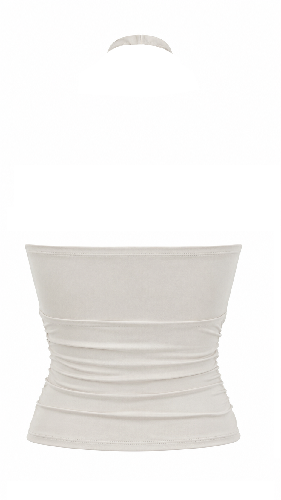 Top halter con borchie