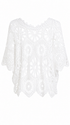 Maglia effetto crochet