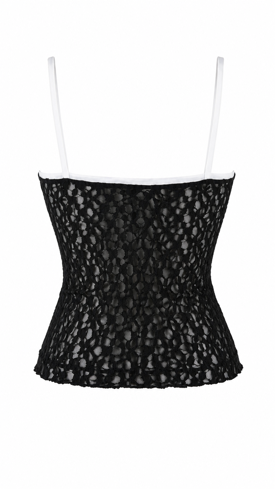 Top corto in pizzo