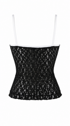 Top corto in pizzo