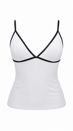 Strapless short dress with tiered skirt