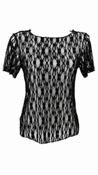 T-shirt in pizzo
