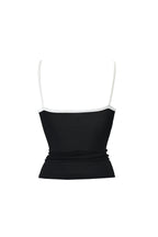 Strapless short dress with tiered skirt