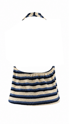Top halter a righe