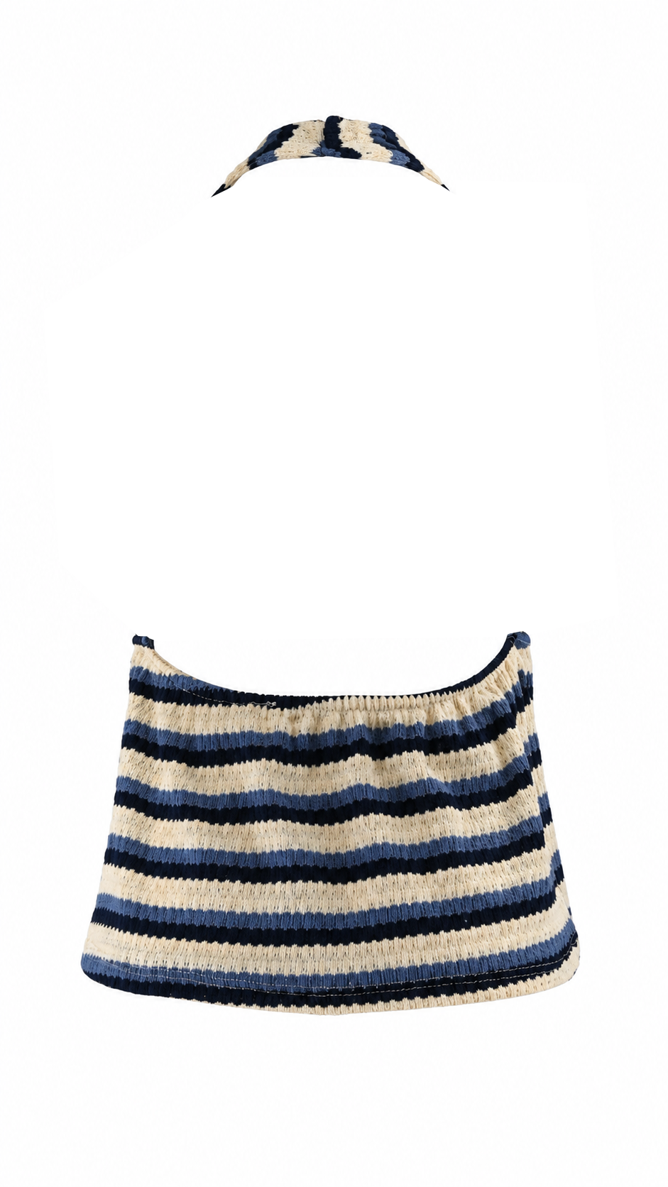 Top halter a righe