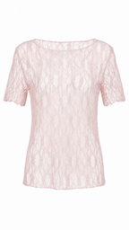 T-shirt in pizzo