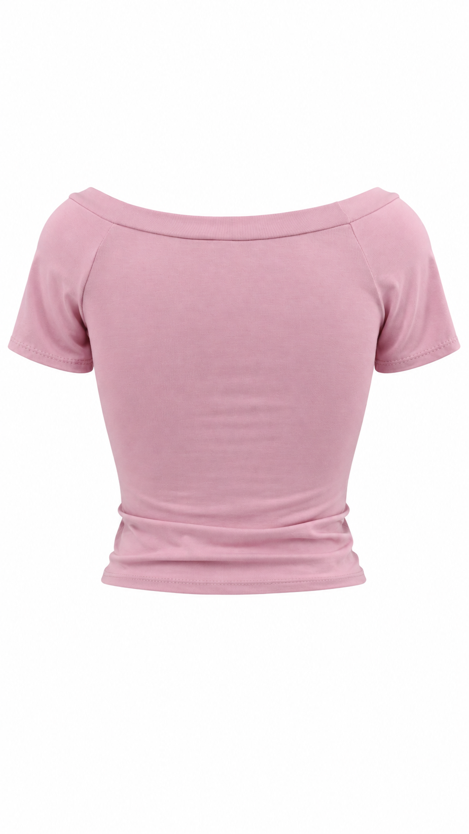 T-shirt con scollo a barca
