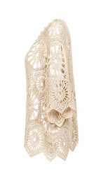 Maglia effetto crochet