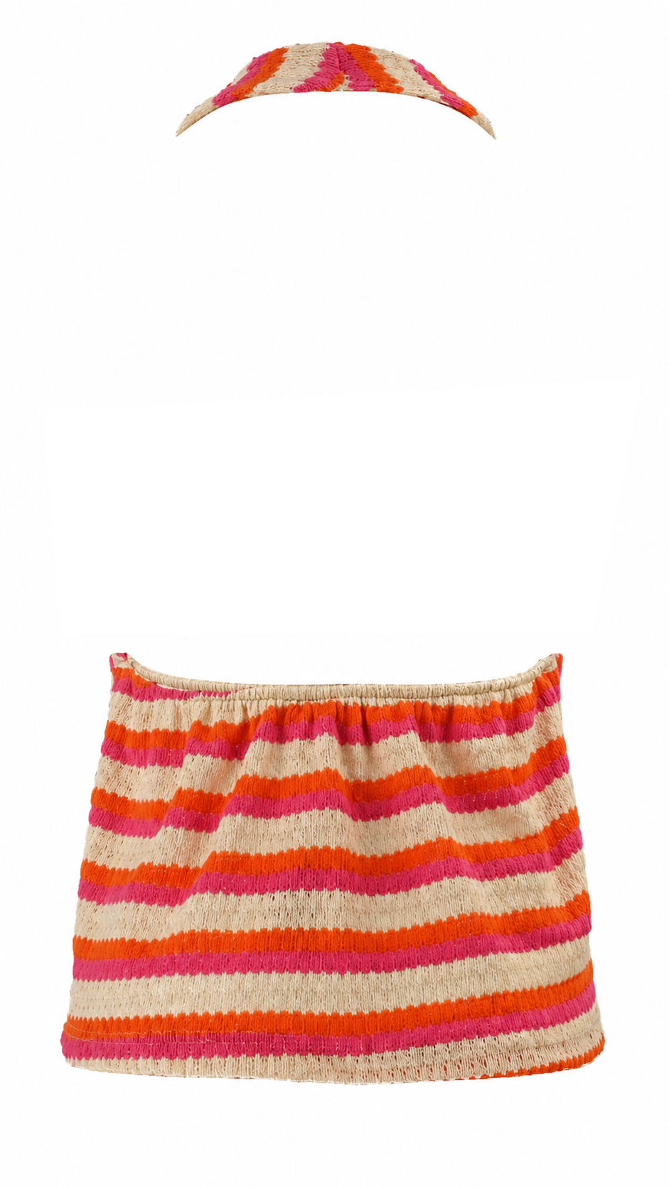 Top halter a righe